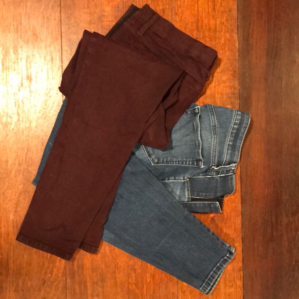 2 pair maternity pants
